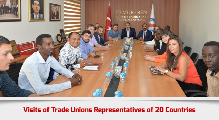 Visits of Trade Unions Representatives of 20 Countries