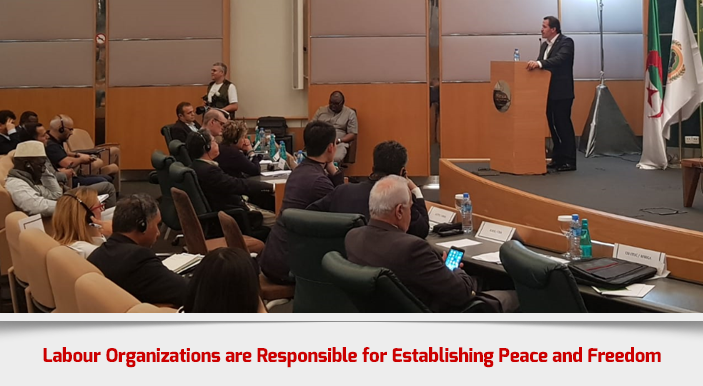 Labour Organizations are Responsible for Establishing Peace and Freedom 