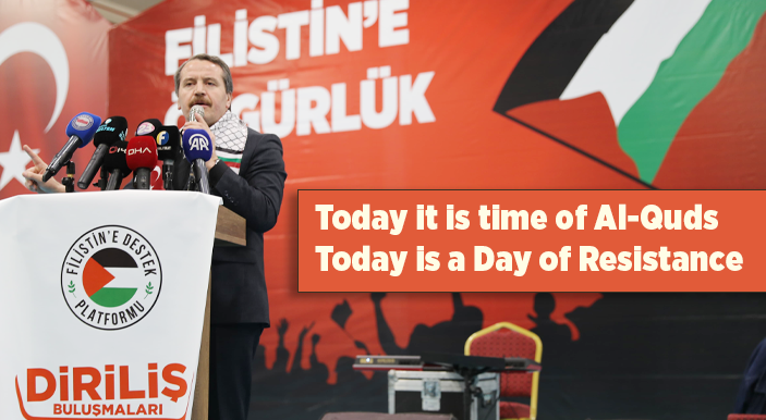 Today it is time of Al-Quds, Today is a Day of Resistance