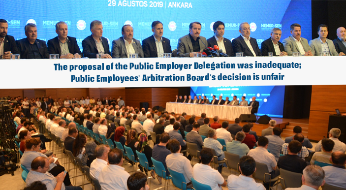 The proposal of the Public Employer Delegation was inadequate; Public Employees' Arbitration Board’s decision is unfair