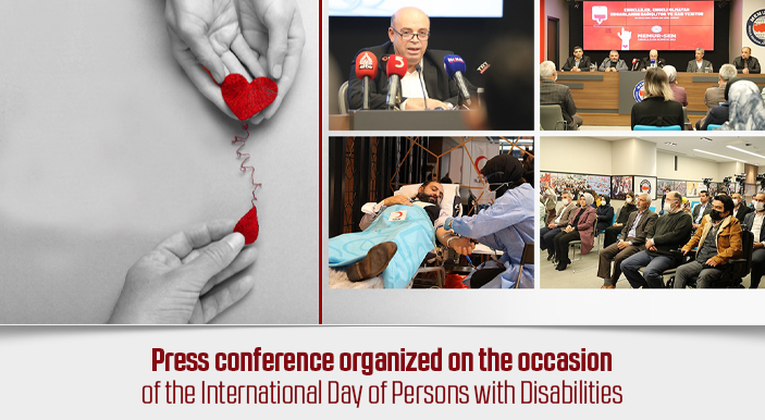 Press conference organized on the occasion of the International Day of Persons with Disabilities