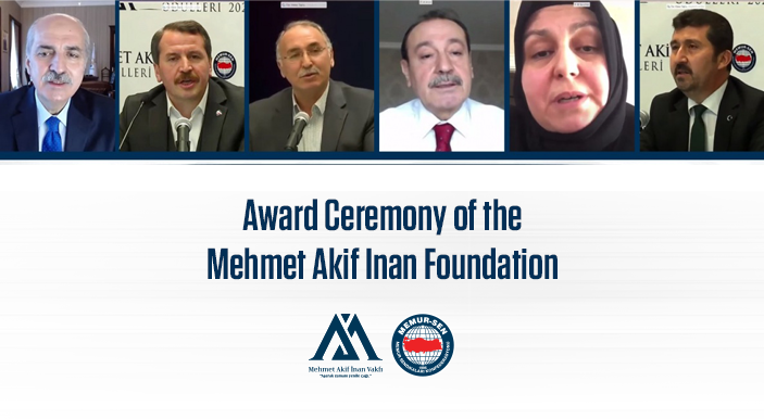 Award Ceremony of the Mehmet Akif Inan Foundation