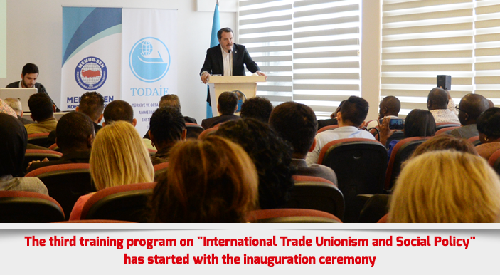 The third training program on "International Trade Unionism and Social Policy" has started with the inauguration ceremony