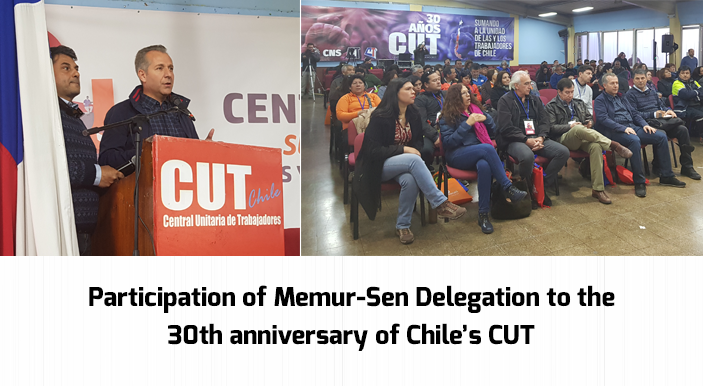 Participation of Memur-Sen Delegation to the 30th anniversary of Chile’s CUT