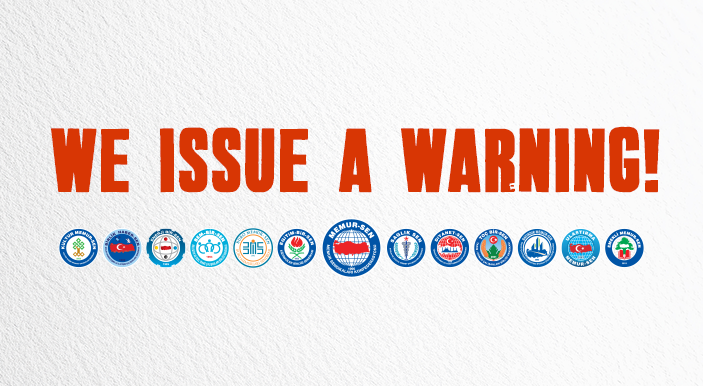 WE ISSUE A WARNING!