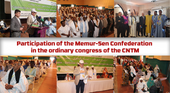 Participation of the Memur-Sen Confederation in the ordinary congress of the CNTM