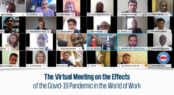 The Virtual Meeting on the Effects of the Covid-19 Pandemic in the World of Work