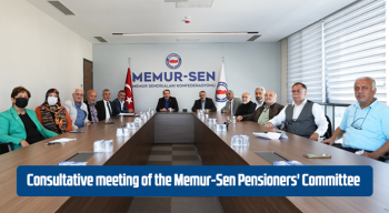 Consultative meeting of the Memur-Sen Pensioners' Committee