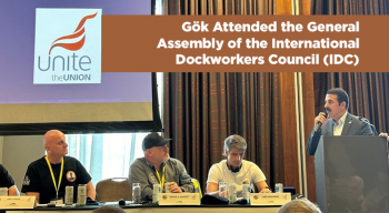 Gök Attended the General Assembly of the International Dockworkers Council (IDC)