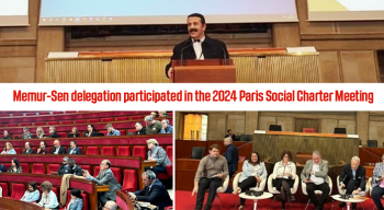 Memur-Sen delegation participated in the 2024 Paris Social Charter Meeting