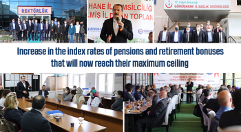 Increase in the index rates of pensions and retirement bonuses that will now reach their maximum ceiling