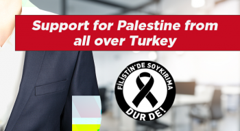 Support for Palestine from all over Turkey