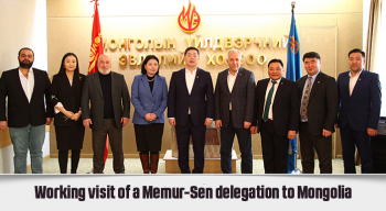Working visit of a Memur-Sen delegation to Mongolia
