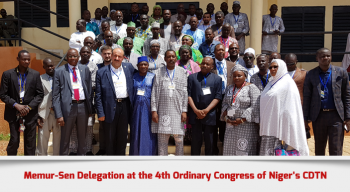 Memur-Sen Delegation at the 4th Ordinary Congress of Niger’s CDTN