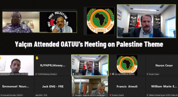 Yalçın Attended OATUU’s Meeting on Palestine Theme