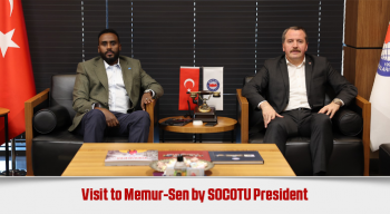 Visit to Memur-Sen by SOCOTU President