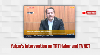 Yalçın's Intervention on TRT Haber and TVNET
