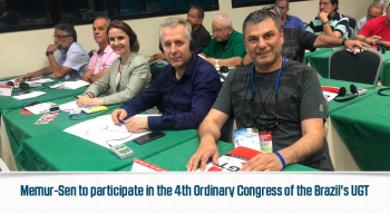 Memur-Sen to participate in the 4th Ordinary Congress of the Brazil's UGT