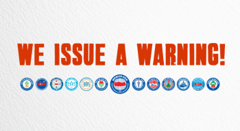 WE ISSUE A WARNING!